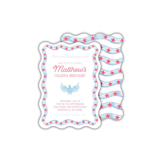Stars and Stripes Invitation