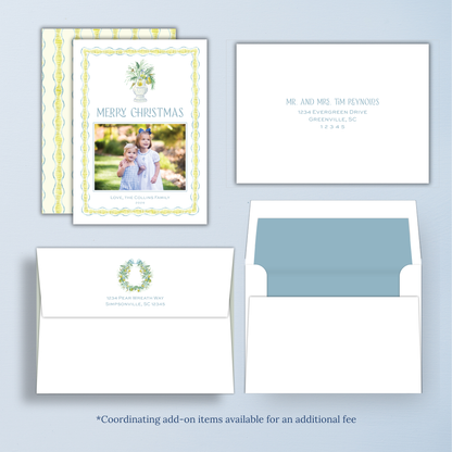 Pear Bouquet Christmas Card