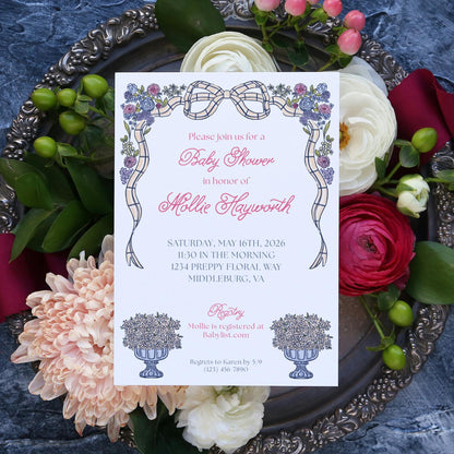 Ralph Baby Shower Invitation - Pink