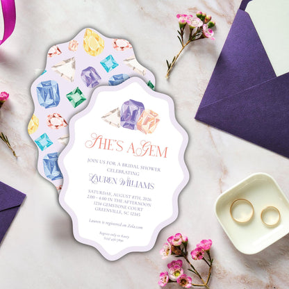She's a Gem Bridal Shower Invitation