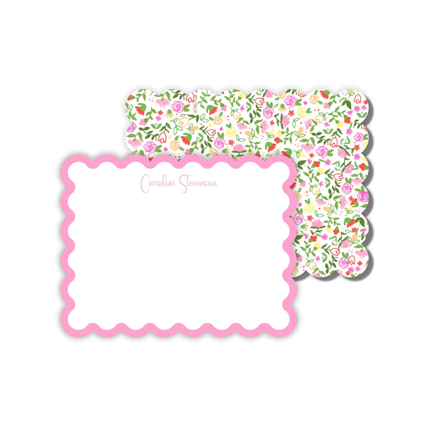 Scalloped Wildflower Notecards