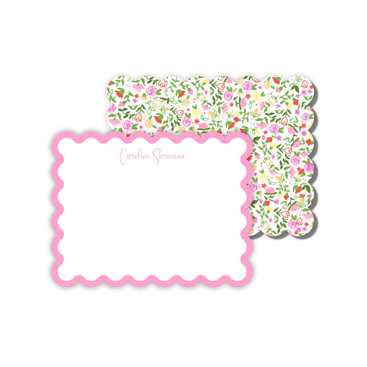 Scalloped Wildflower Notecards