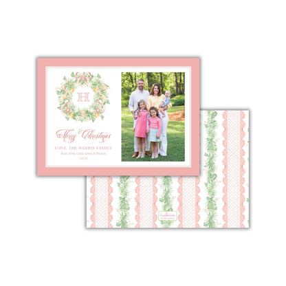 Taffy Wreath Christmas Card