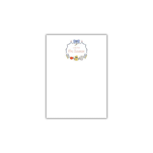 Back to School Teacher Notepad