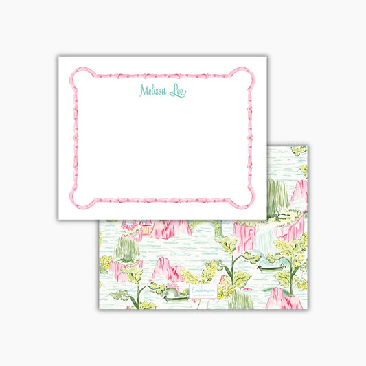Bamboo Chinoiserie Notecards