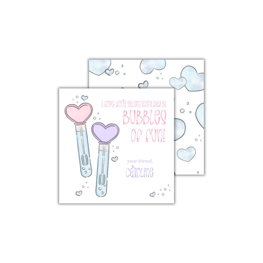 Bubbles of Fun Valentine