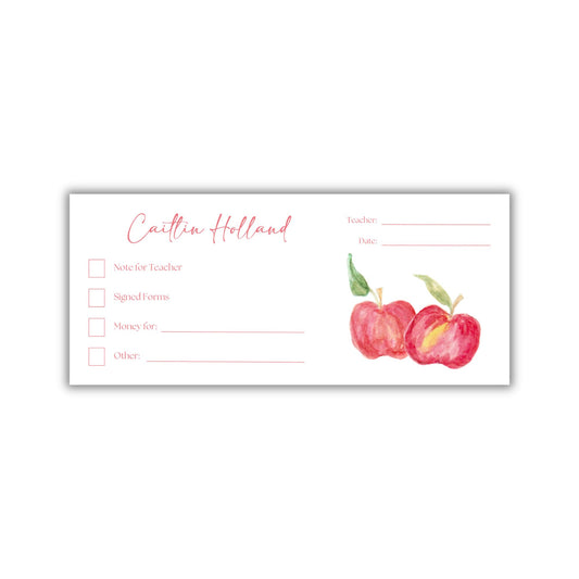 Apples Money Envelopes