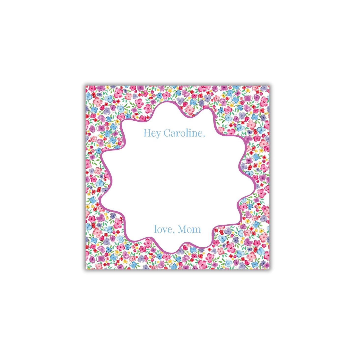 Bold Blooms Lunch Box Notepad
