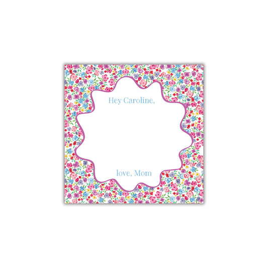 Bold Blooms Lunch Box Notepad