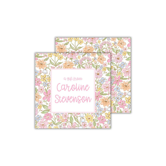 Floral Frame Enclosure Cards