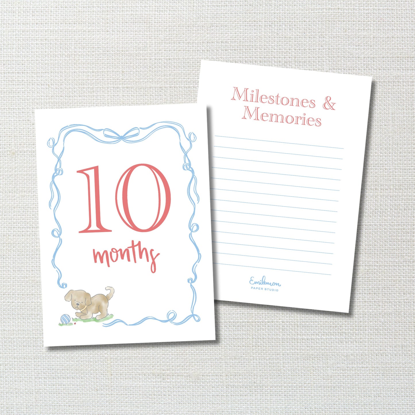 Snips and Snails Milestone Cards