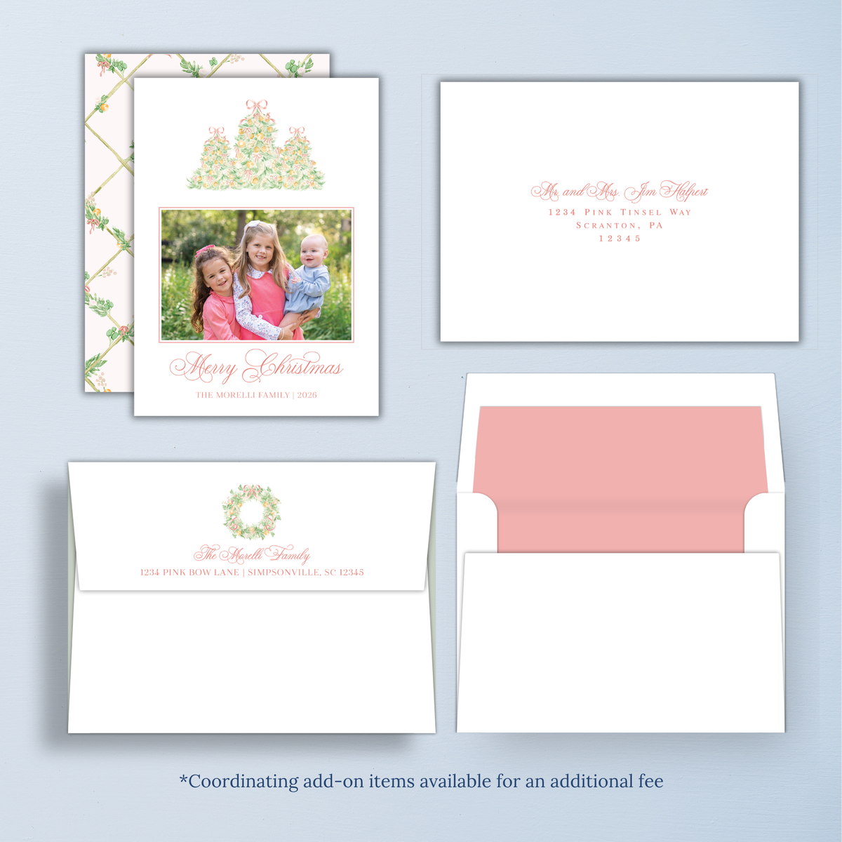 Tinsel and Taffy Christmas Card