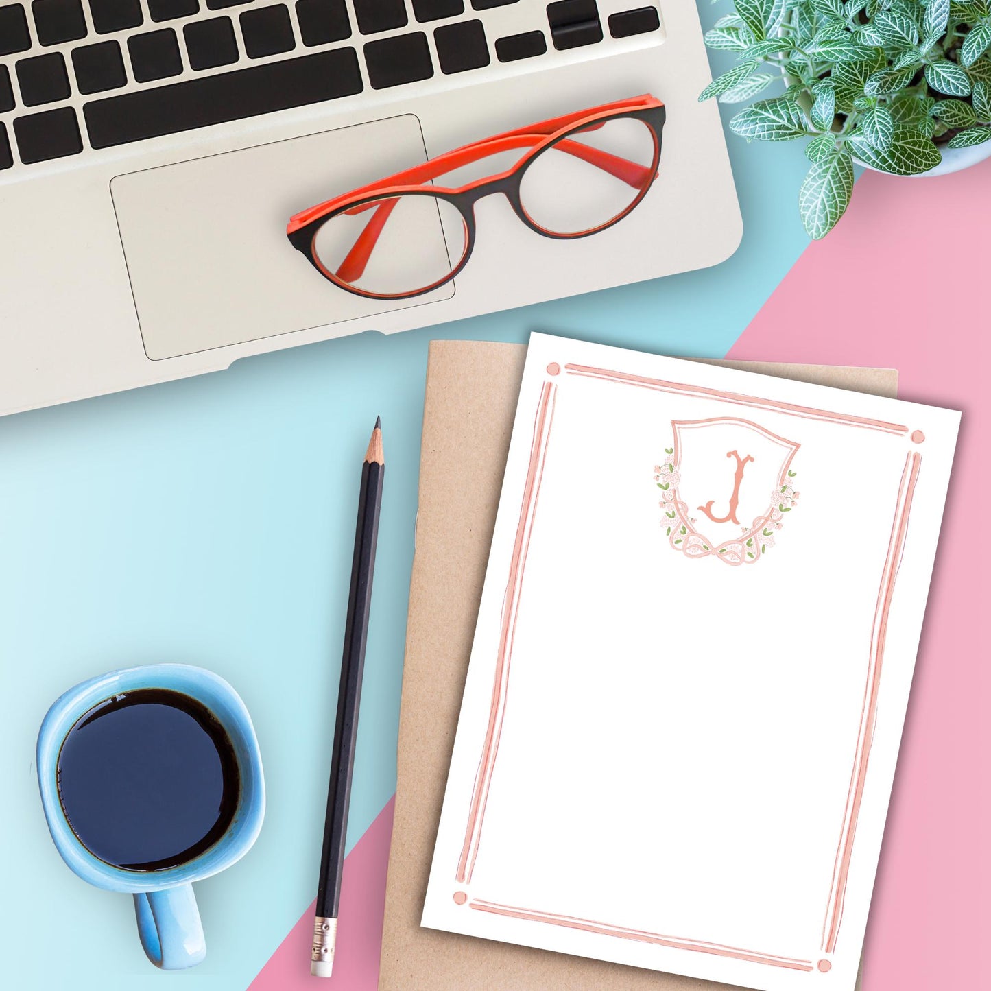 Pretty Parker Notepad - Pink