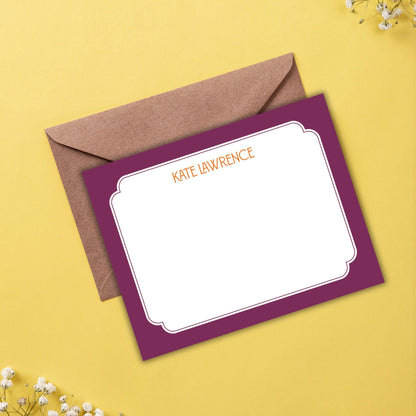 Plum Oushak Notecards