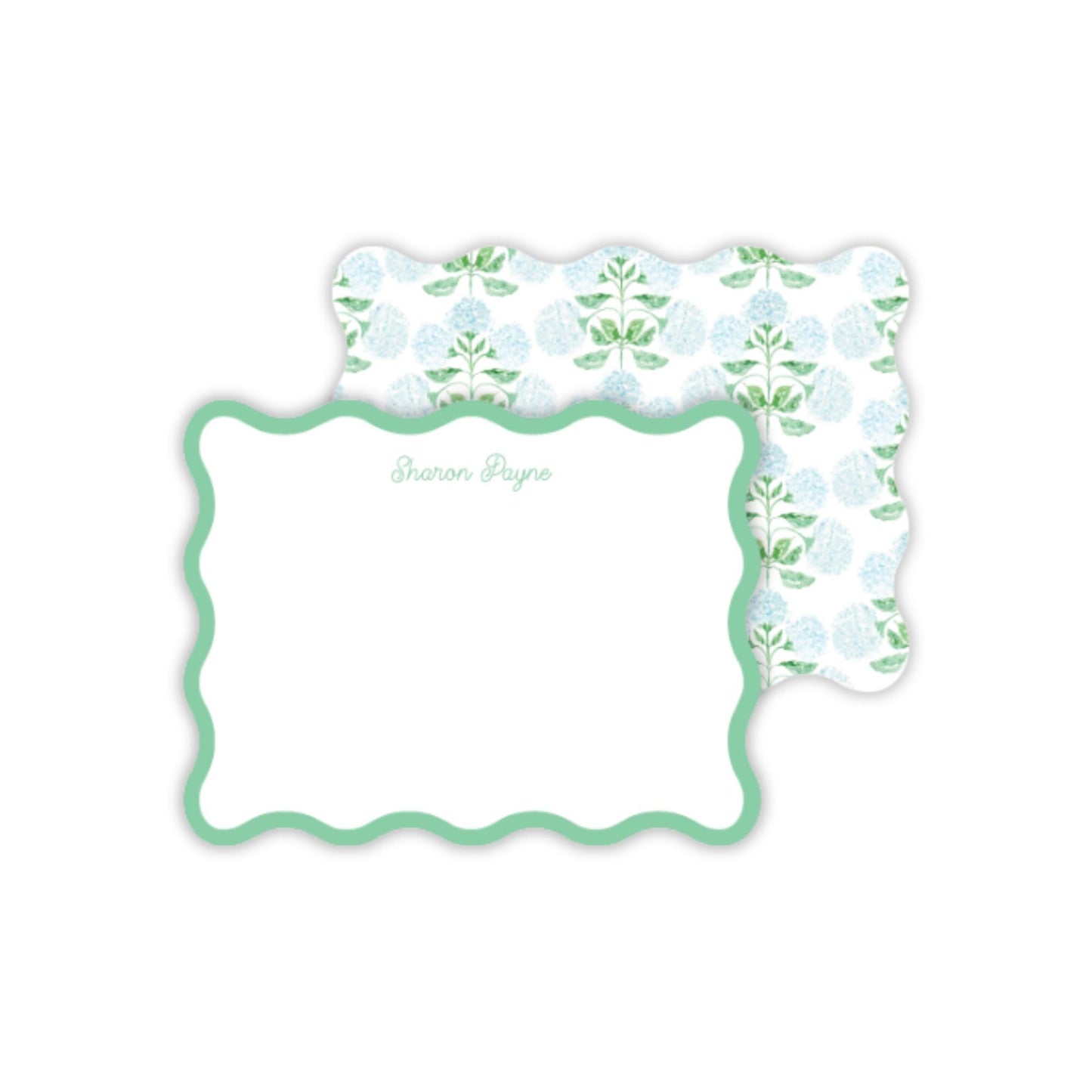 Wavy Hydrangeas Notecards