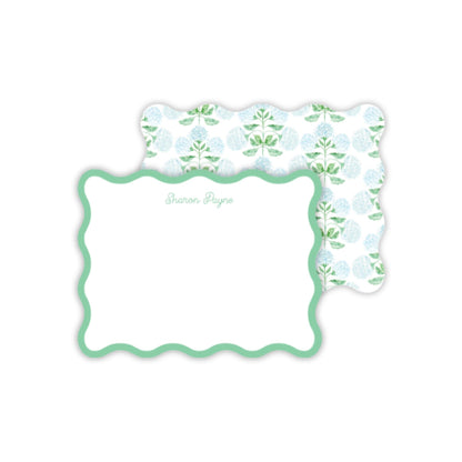 Wavy Hydrangeas Notecards