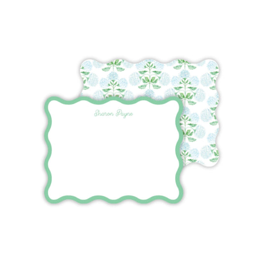 Wavy Hydrangeas Notecards