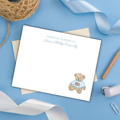 Flag Bear Notecards