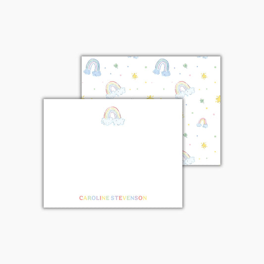 Dainty Rainbows Notecards