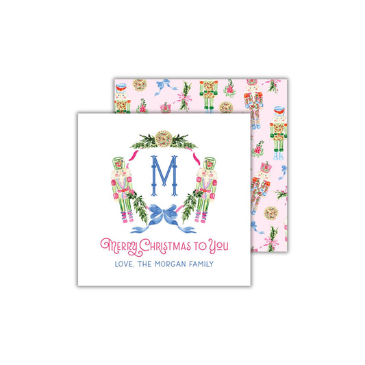Rose Medallion Christmas Tags