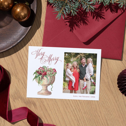 Artichoke Arrangement Christmas Card