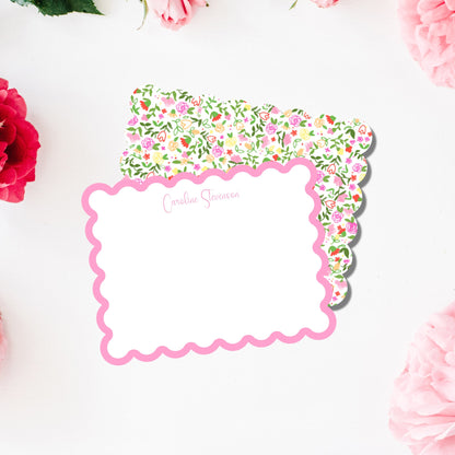 Scalloped Wildflower Notecards