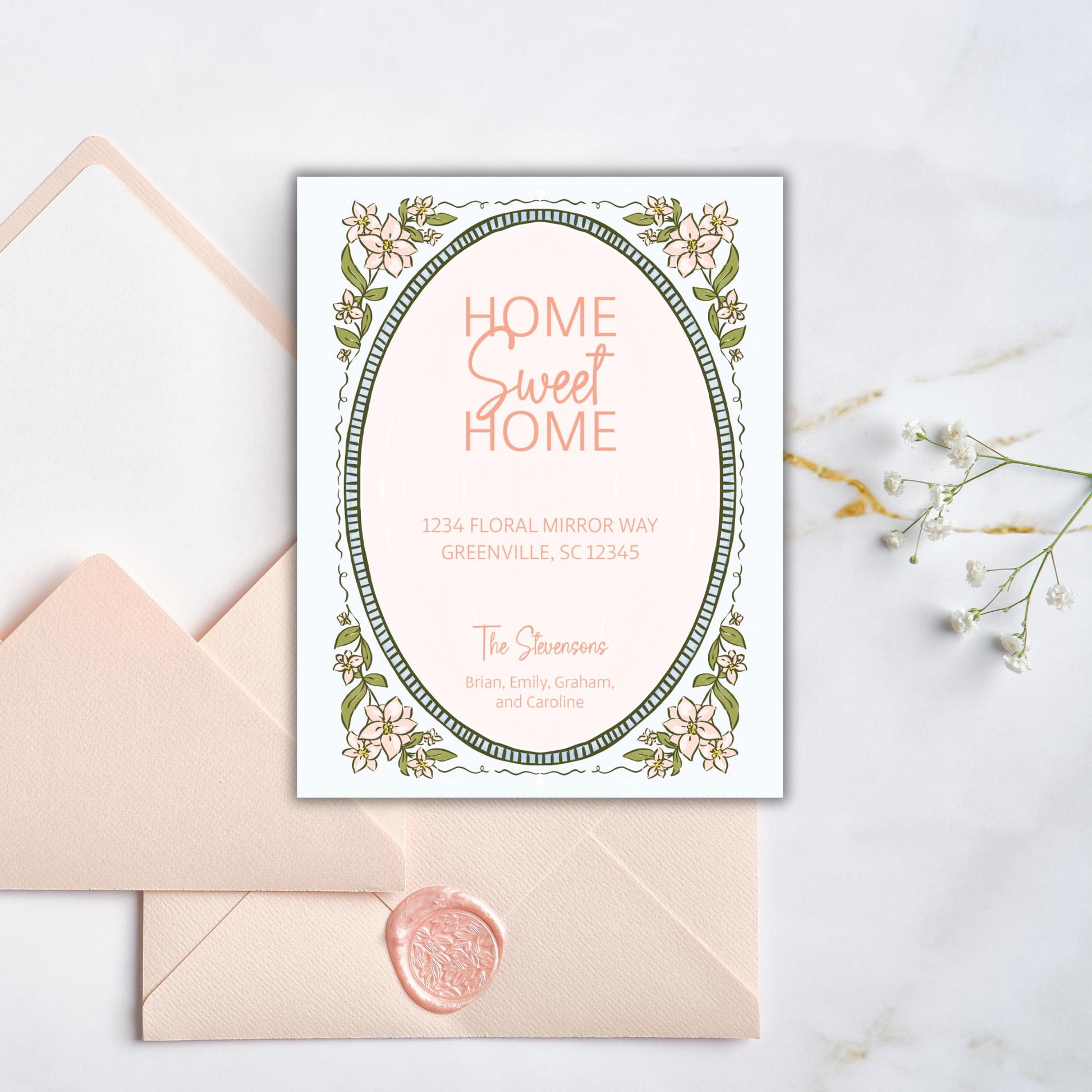 a close up of a card on a table