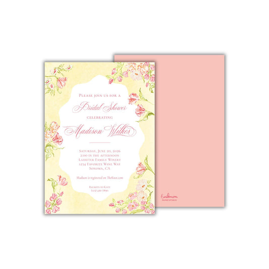 Golden Hour Bridal Shower Invitation