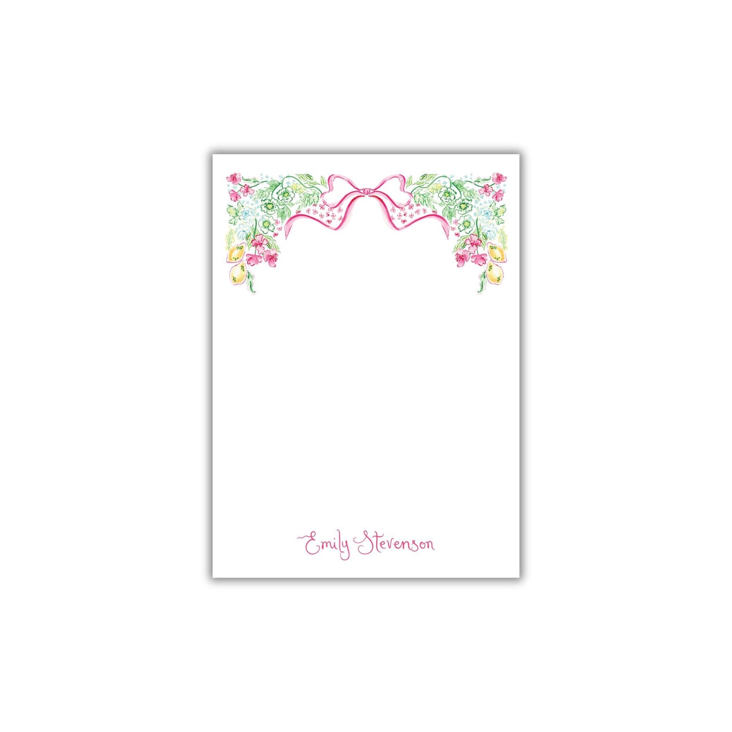Preppy Floral Notepad