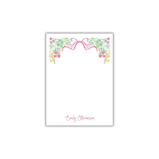 Preppy Floral Notepad