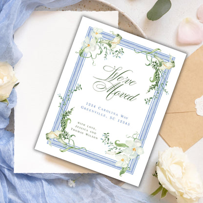 Carolina Floral Moving Announcements