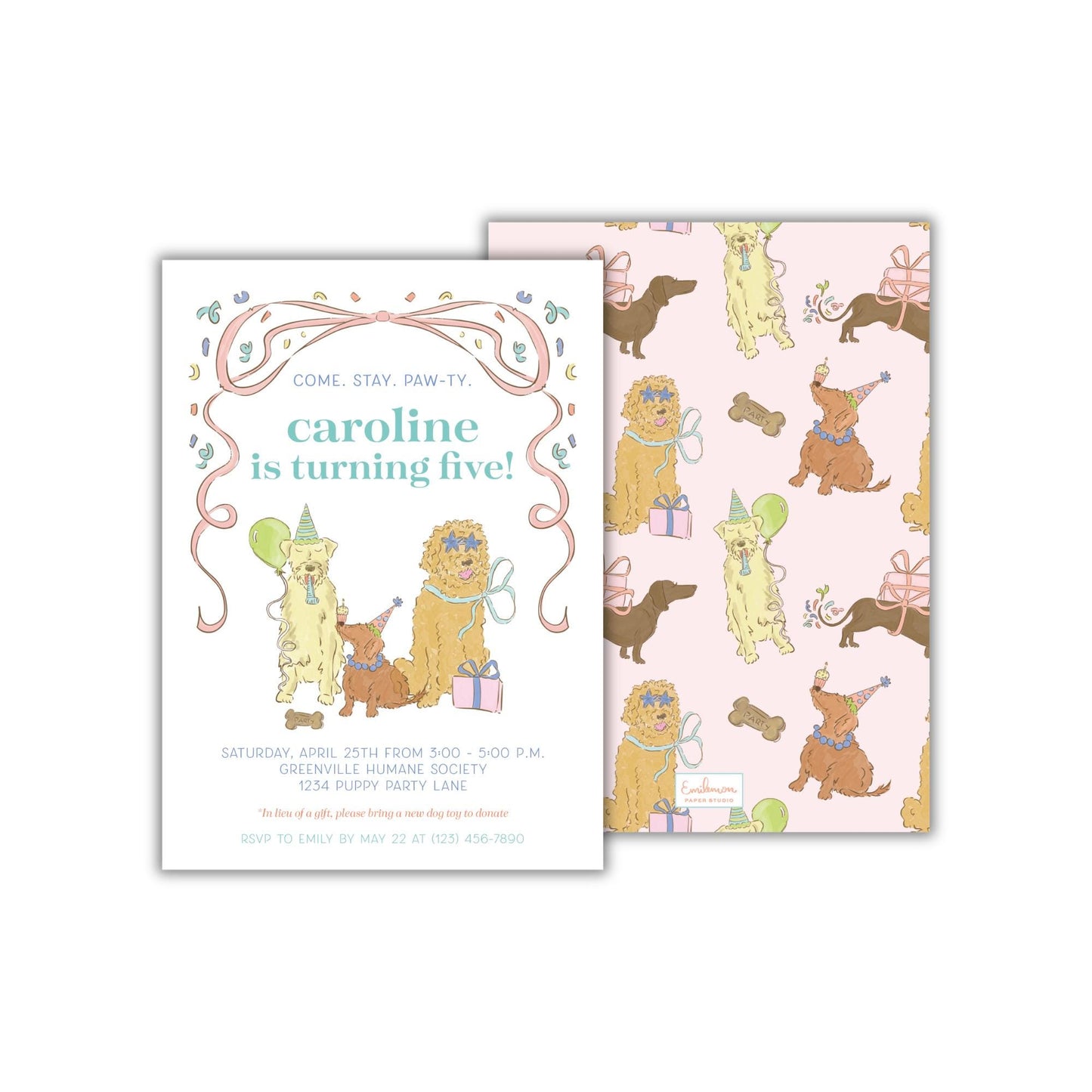 Party Pups Invitation