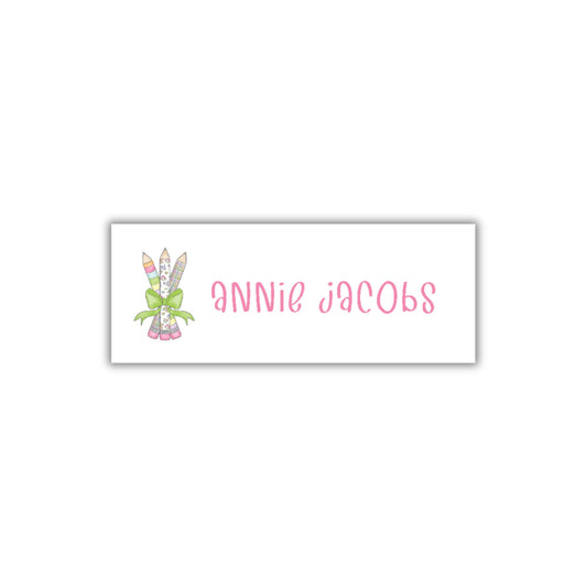 Pencil Bouquet Name Labels