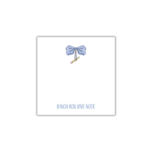 Blue Ribbon Lunch Box Notepad
