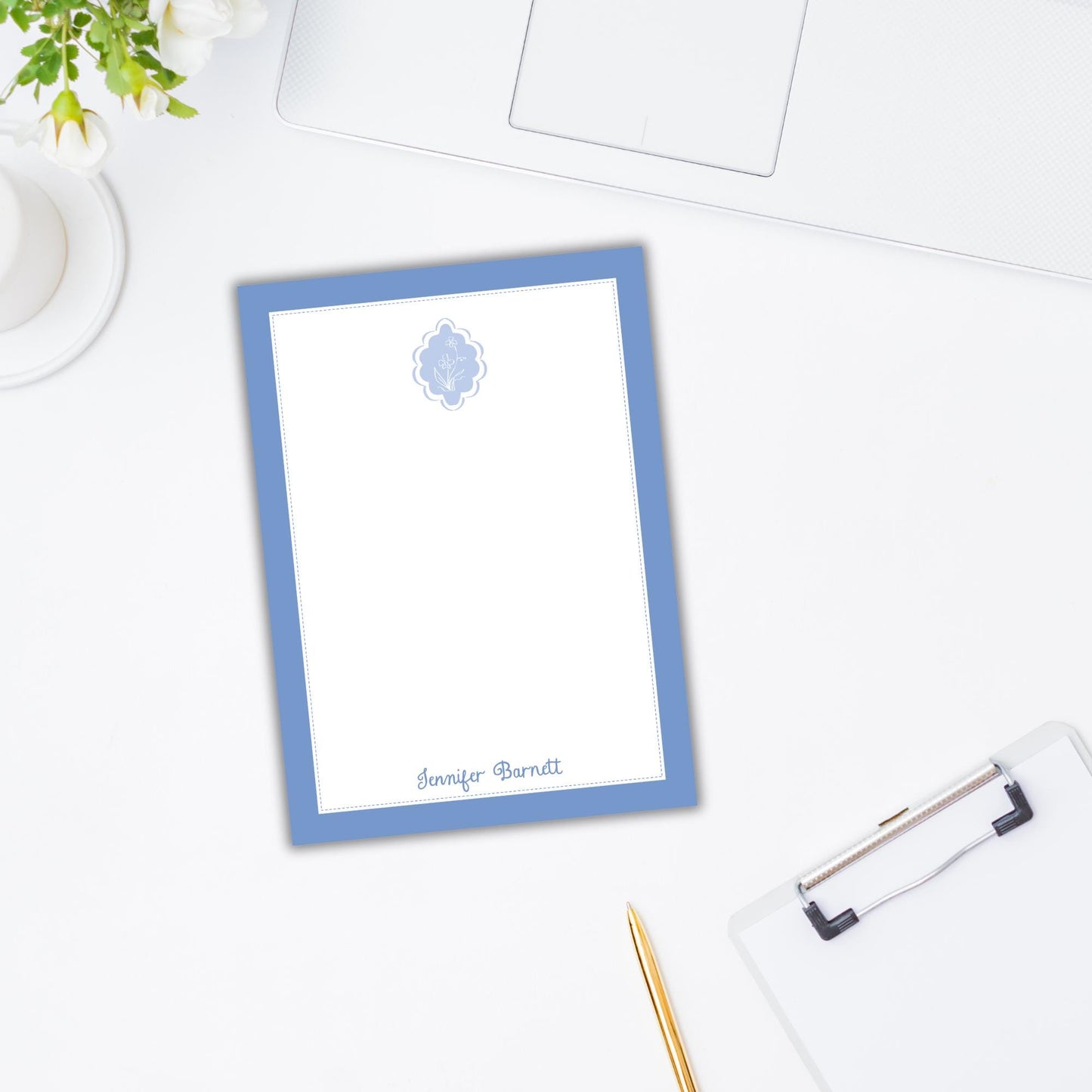 Easter Lily Notepad