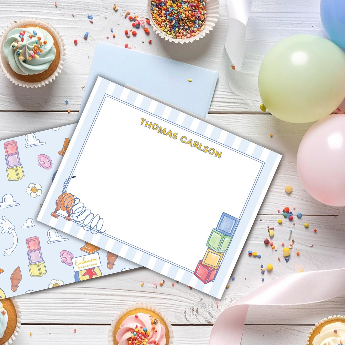 Toy Friends Notecards