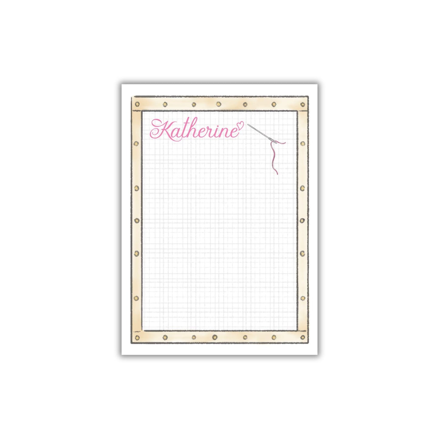 Needlepoint Notepad