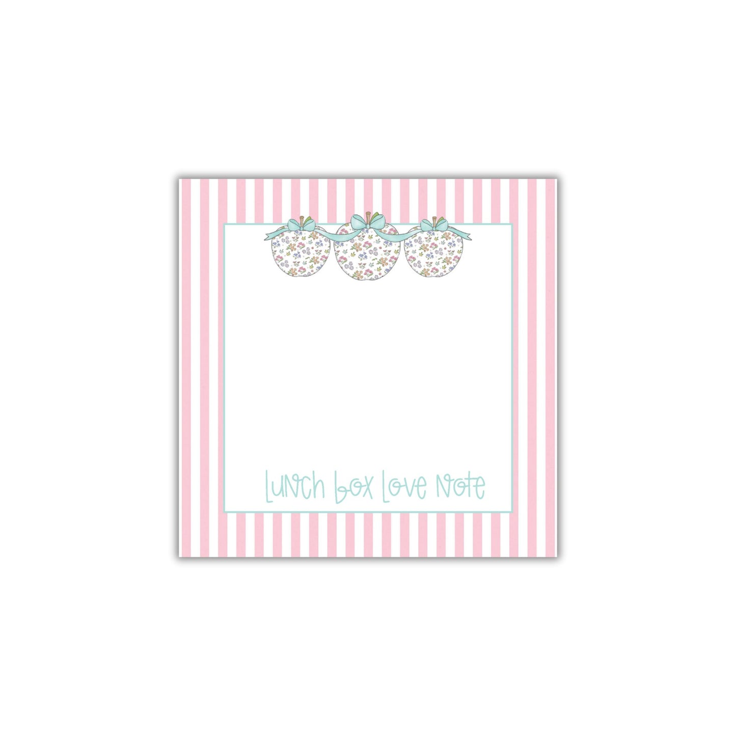 Pastel Appel Lunch Box Notepad