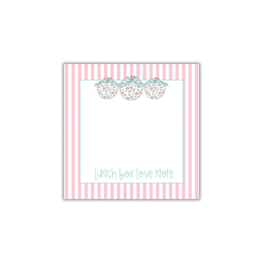 Pastel Appel Lunch Box Notepad
