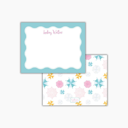 Beach Umbrella Notecards