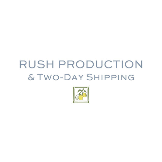 Rush Production and Shipping Fee - Item(s) Must Be Purchased In Addition to This Listing