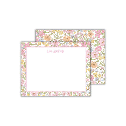 Pastel Floral Notecards
