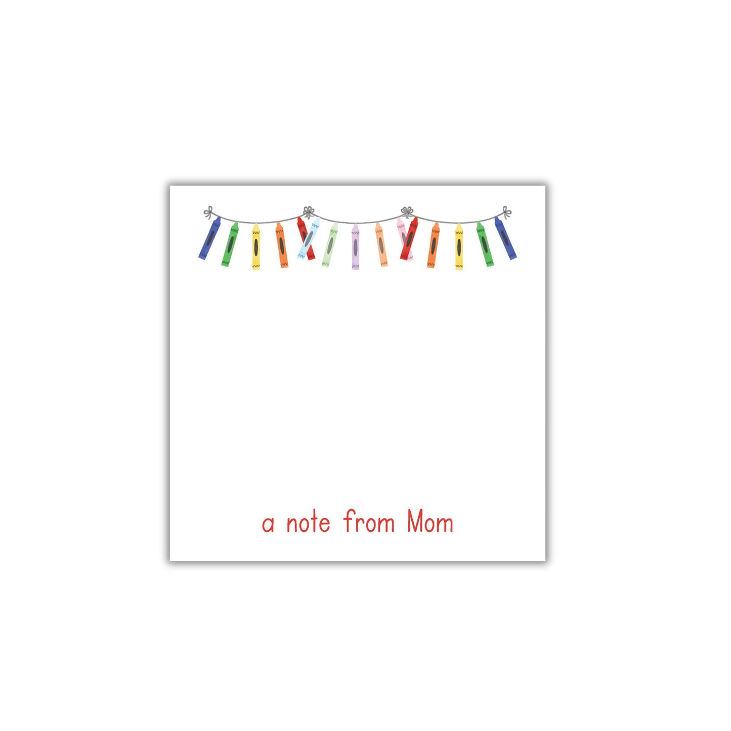 Crayon Lunch Box Notepad