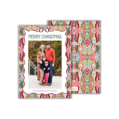 Plum Oushak Christmas Card