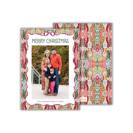 Plum Oushak Christmas Card