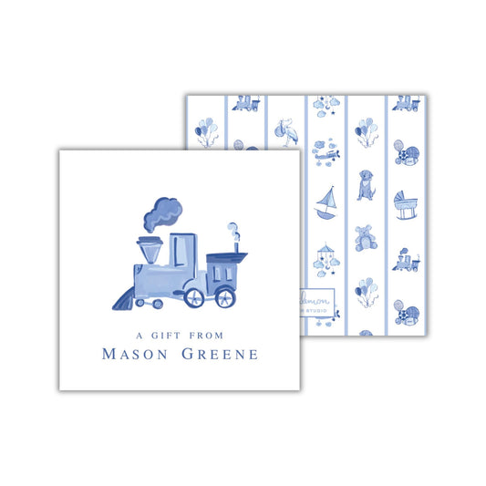 Delftware Train Enclosure Cards