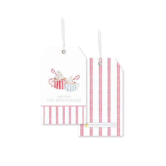 Hot Chocolate Christmas Tags