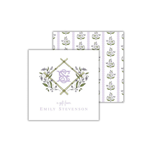Bobbin Floral Enclosure Cards