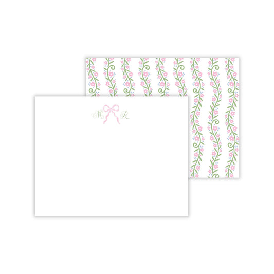 Dainty Bow Notecards