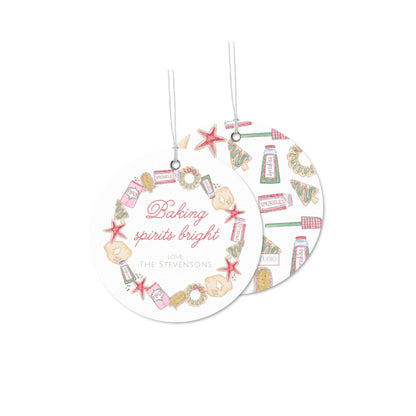 Christmas Cookie Round Tags